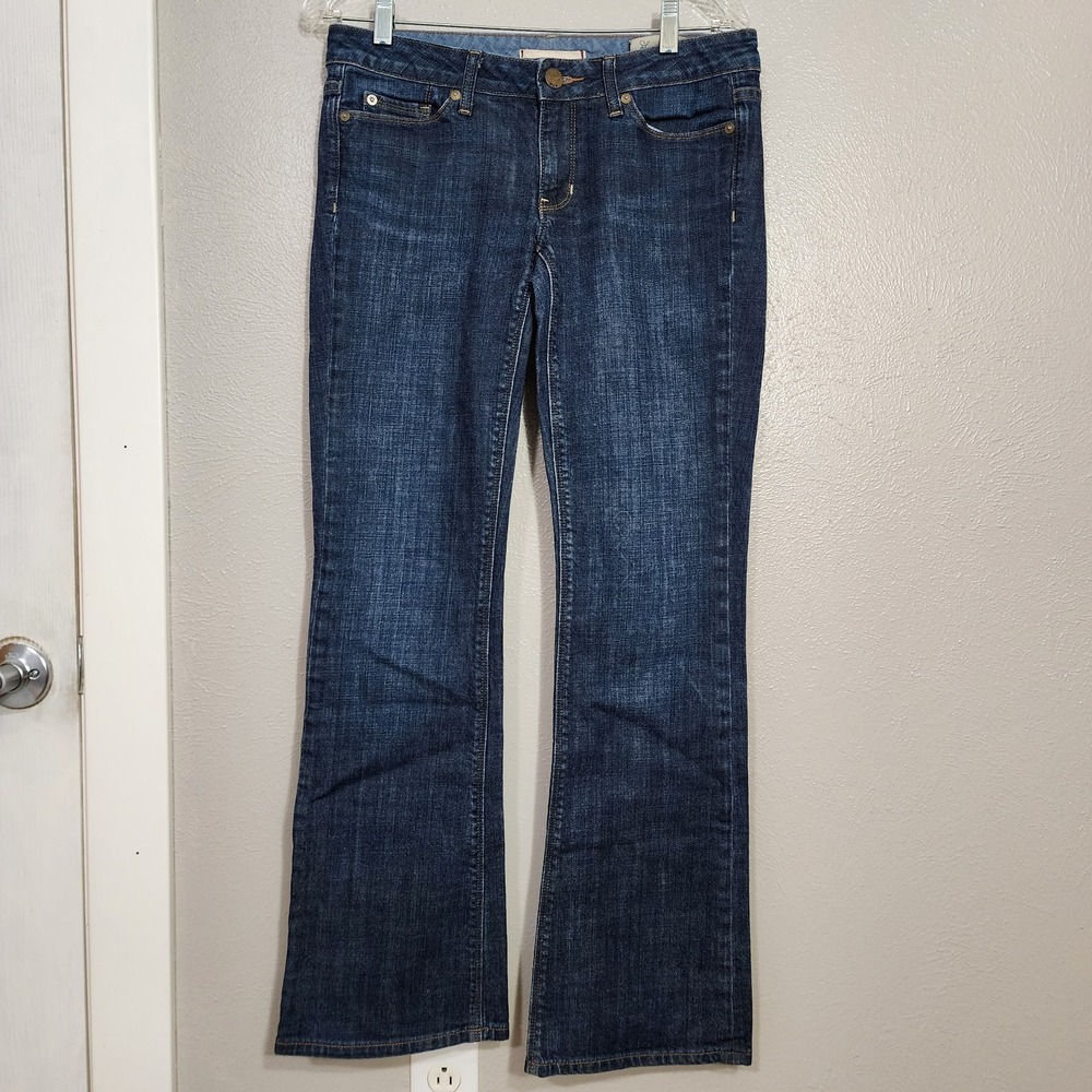 Gap Jean's Women's Size 4 Regular Bootcut Dark Wash Blue Low Rise